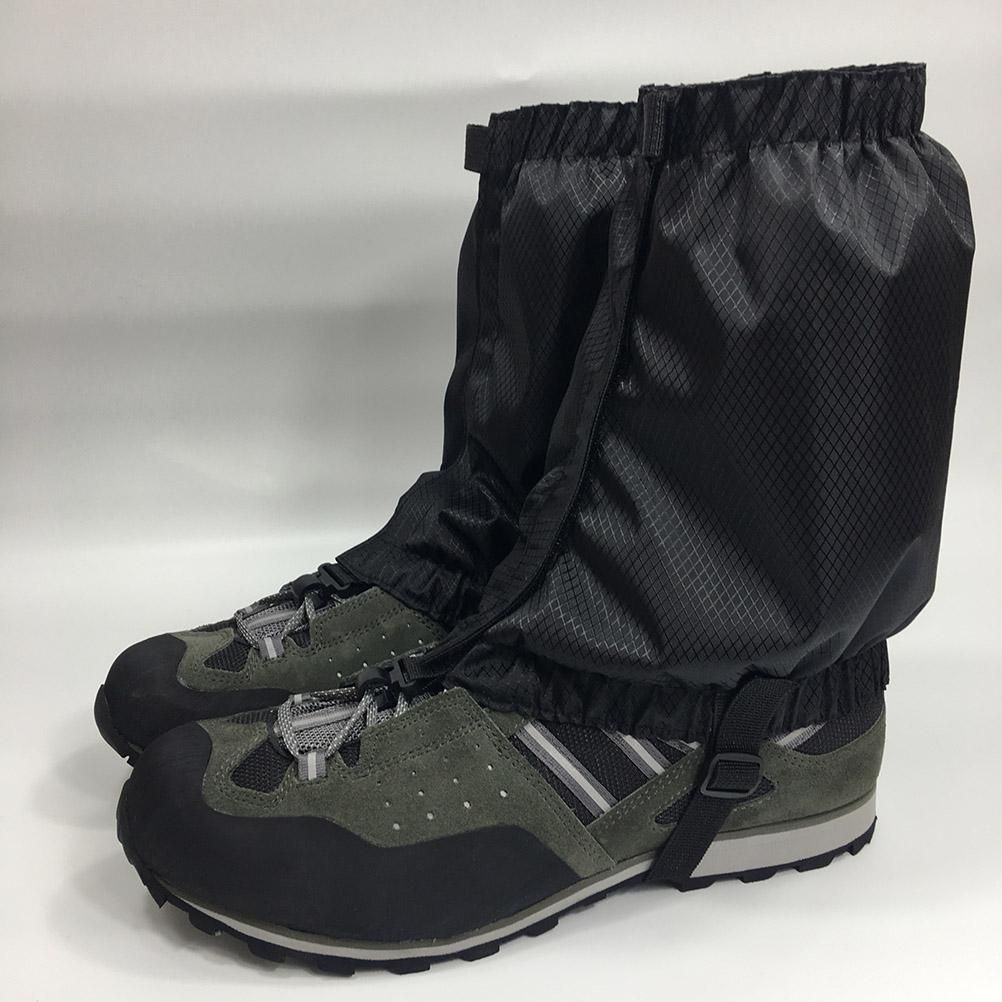 1 Pair Snow Gaiters Lightweight Waterproof Ankle Gaiters for Outdoor Hiking Walking Climbing (Black) - Image 5