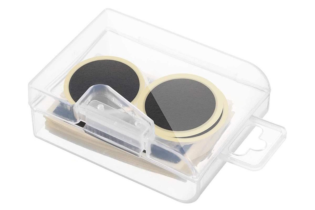 24Pcs Bike Tire Patch Kit with 4 Metal Rasps No Glue Needed for Bicycle Inner Tube Repair - Image 7