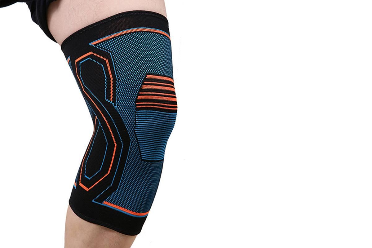 2-Pack Knitted Knee Support Sleeve Leg Brace for Gym Sports Running(S) - Image 4