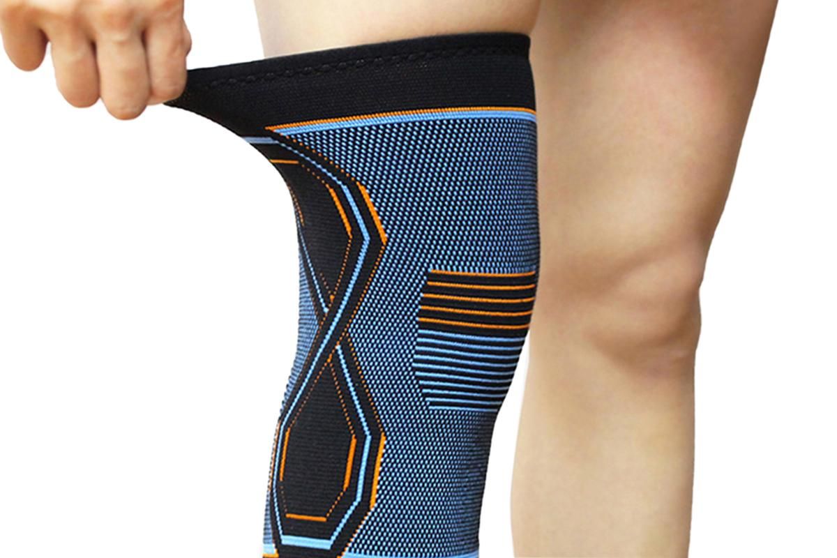2-Pack Knitted Knee Support Sleeve Leg Brace for Gym Sports Running(S) - Image 8
