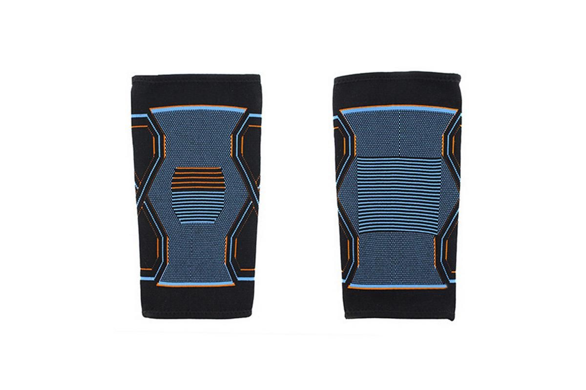 2-Pack Knitted Knee Support Sleeve Leg Brace for Gym Sports Running(M) - Image 5