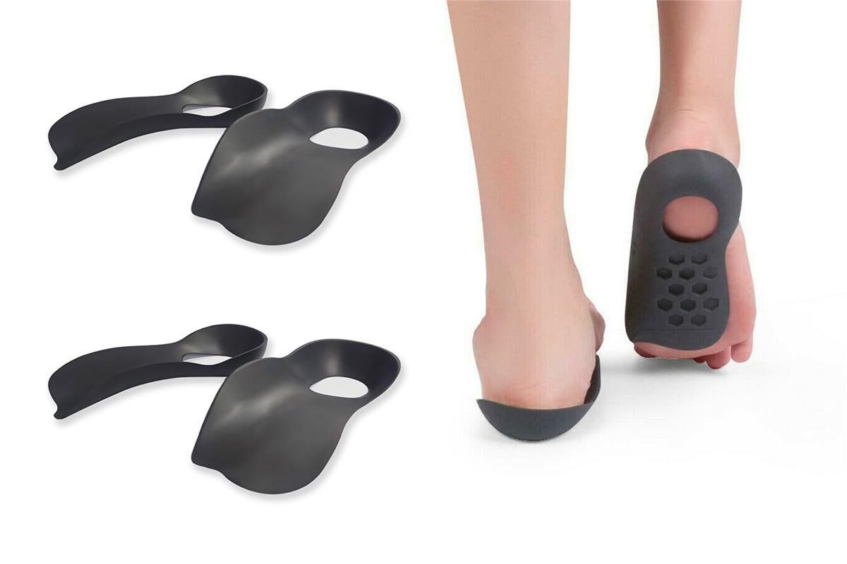 2 Pairs Plantar Fasciitis Feet Insoles Arch Supports Orthotics Inserts Flat Foot Orthopaedic Insoles(Size M) - Image 5