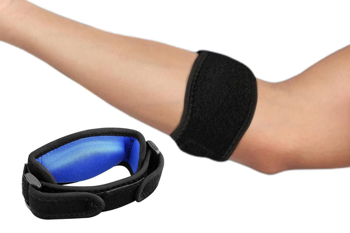 2PCS Elbow Braces Arm Support for Tennis Golf Sports Pain Relief - Image 1