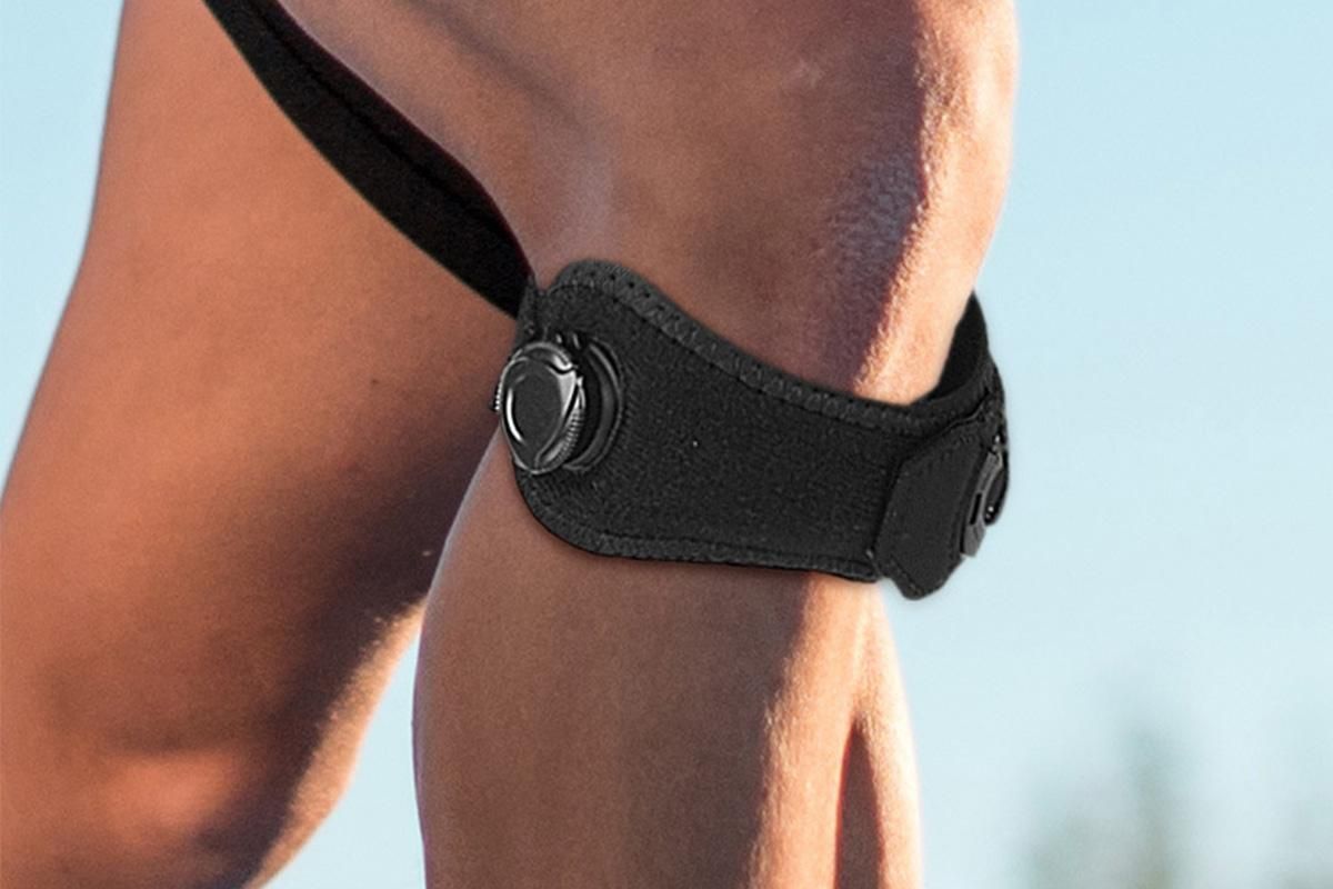 2PCS Knee Compression Sleeve Adjustable Patella Support Strap For Sports And Fitness - Image 2