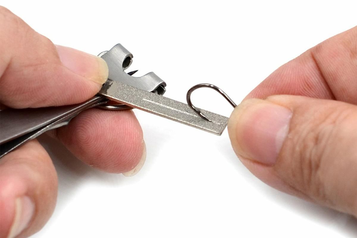 Fishing Knot Tying Tool Fast Line Clippers Tie Tippet Cutter Nipper - Silver and Black - Image 5