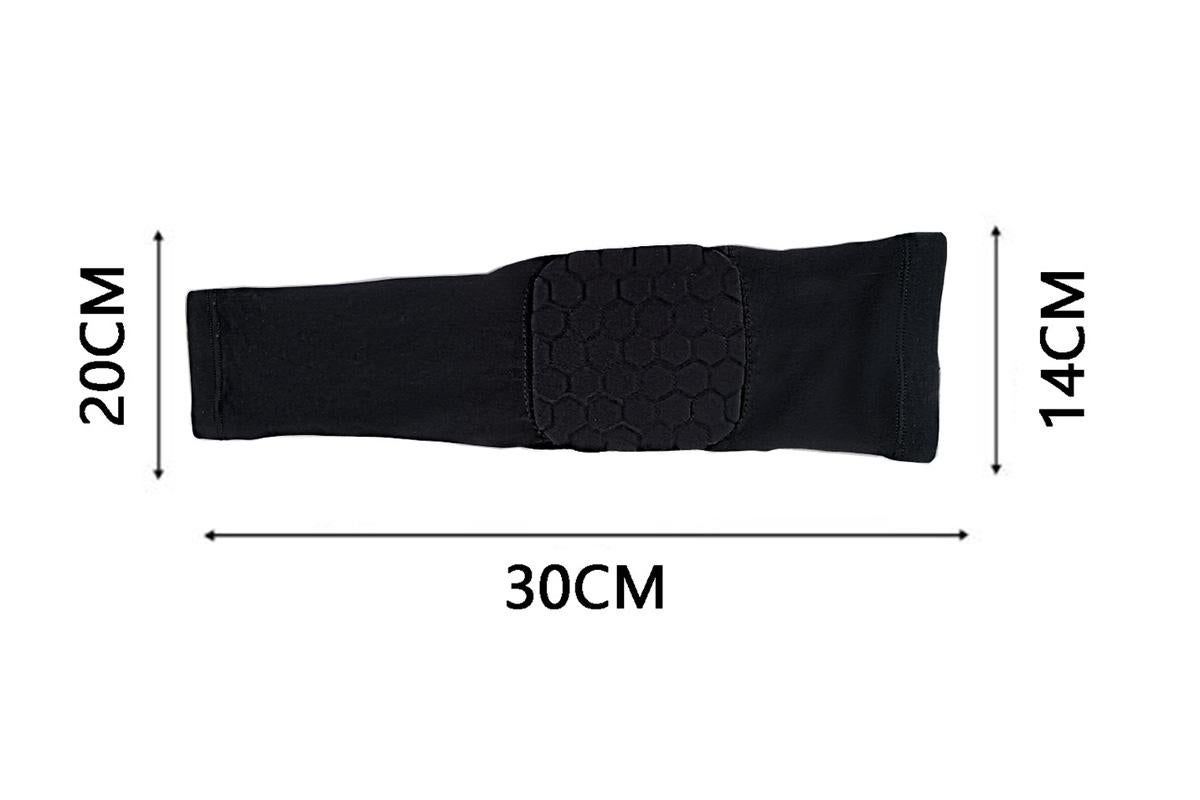2 Pcs Tennis Elbow Compression Support Sleeve for Golfers Elbow Pain Relief Workout Weightlifting Elbow Brace with Honeycomb Lining -Black / 2XL - Image 5