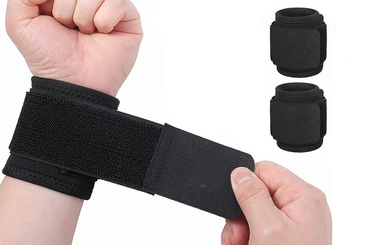 2 Pcs Wrist Compression Strap and Wrist Brace Support for Fitness Weightlifting - Image 2