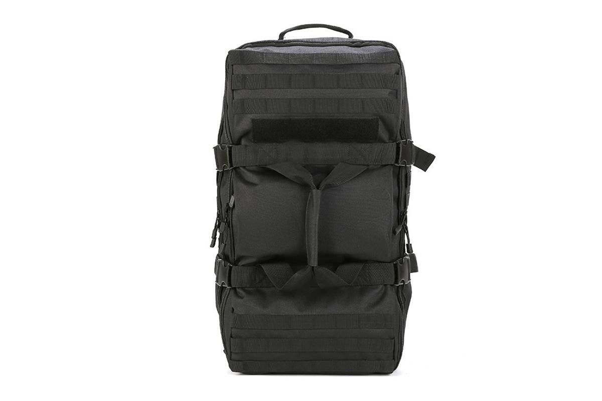3-in-1 Duffle Bag Messenger Pack Military Tactical Backpack -Black - Image 1