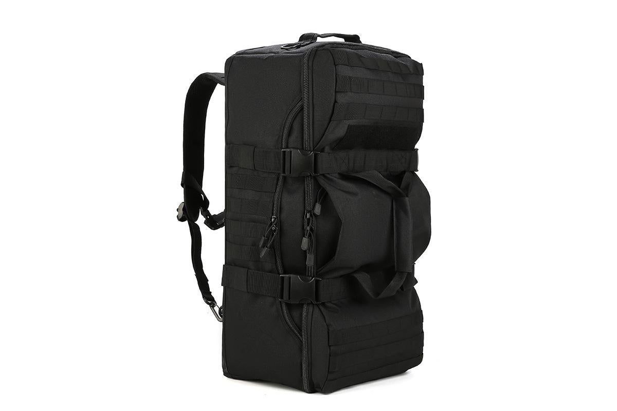 3-in-1 Duffle Bag Messenger Pack Military Tactical Backpack -Black - Image 4