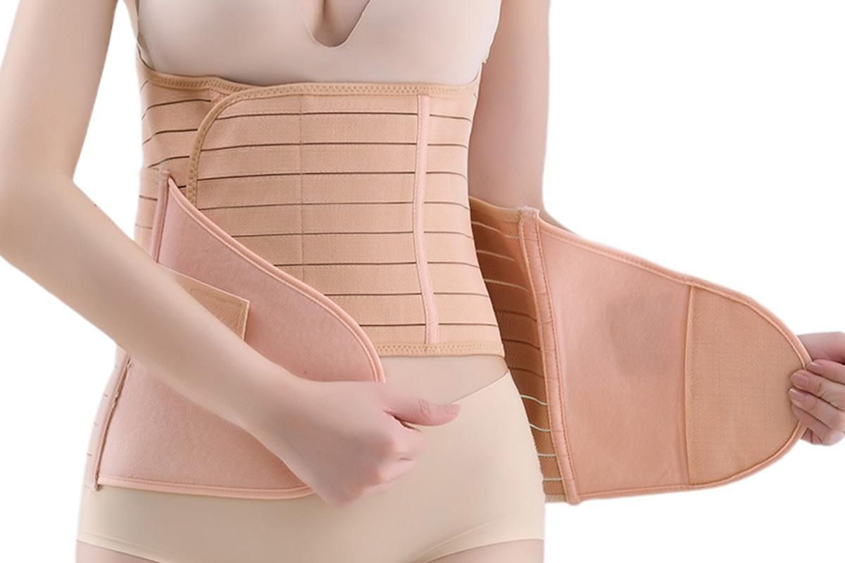 3 in 1 Postpartum Belly Band Waist Shapewear Recovery Girdle After Birth Support - Cuticolor & 2XL - Image 4