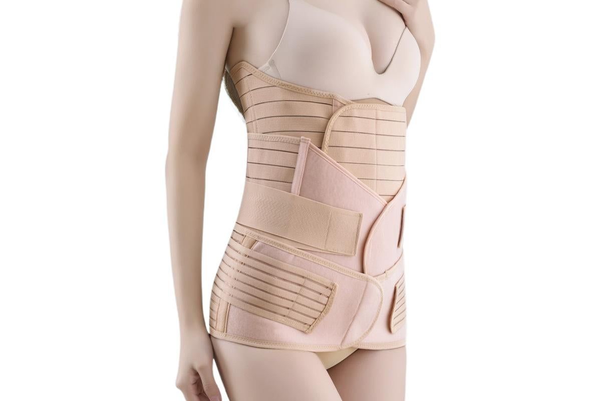 3 in 1 Postpartum Belly Band Waist Shapewear Recovery Girdle After Birth Support - Cuticolor & L - Image 1