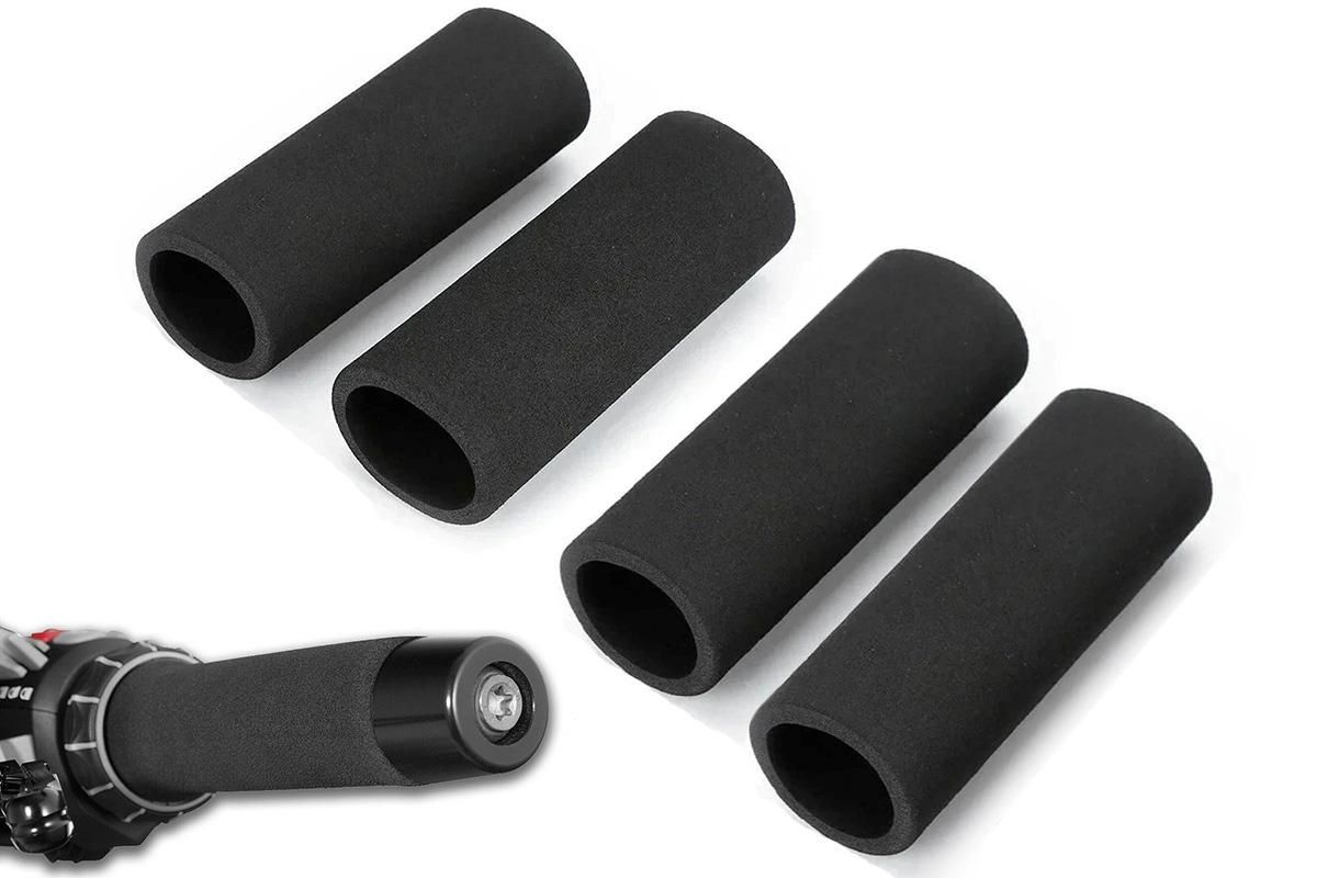 4 PCS Motorbike Comfort Grips Anti Slip Universal Sponge Handlebar Grip Covers for Motorcycle Scooter - Image 1