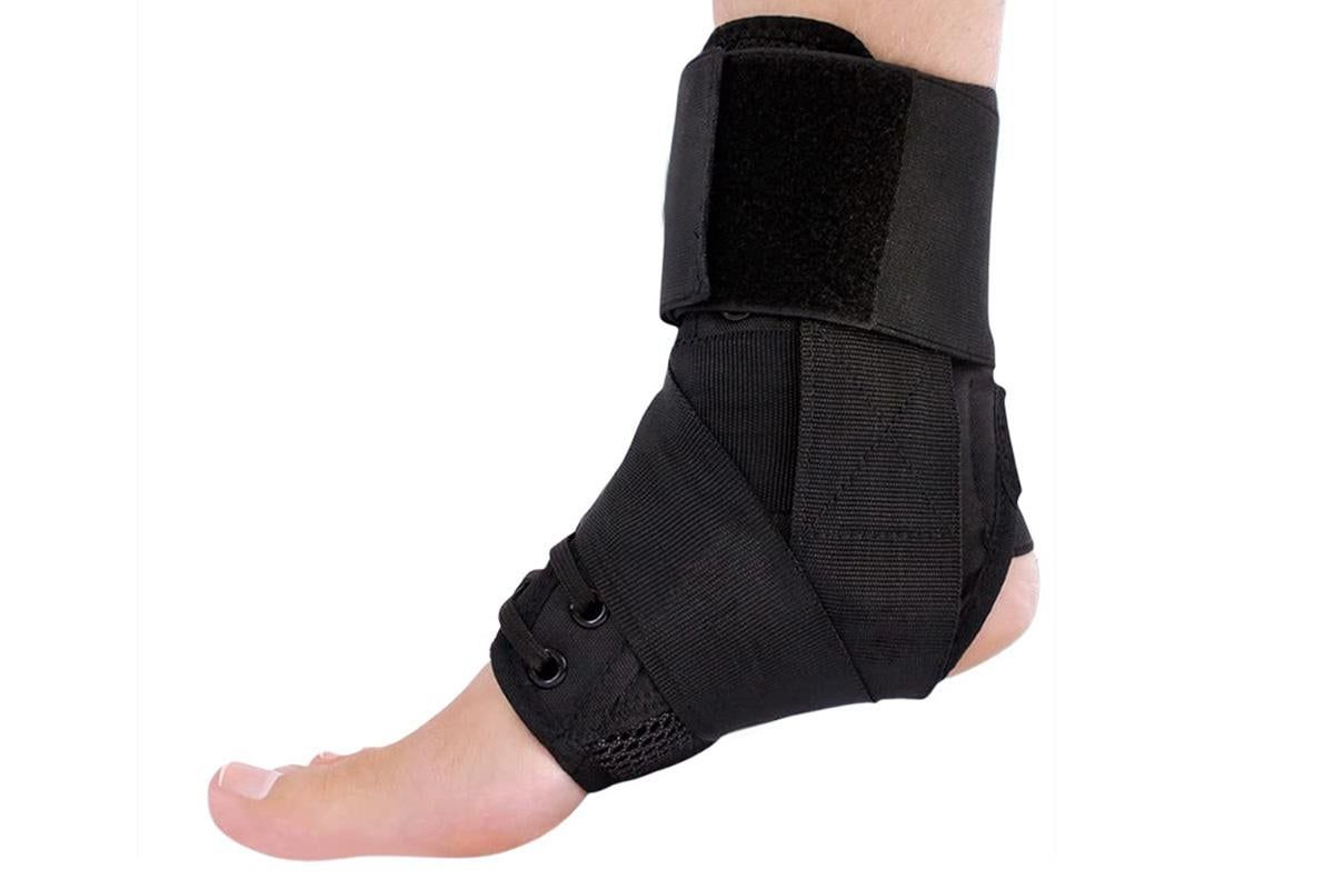 Adjustable Lace Up Ankle Brace Support for Sports Running Basketball - S - Image 3