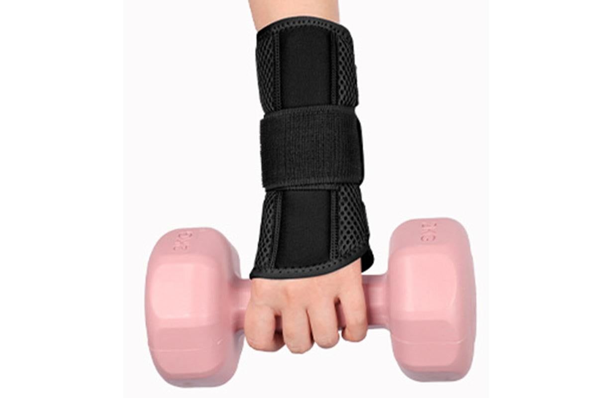 Adjustable Wrist Brace with Removable Steel Splint for Carpal Tunnel Support - Black & Right & M - Image 6