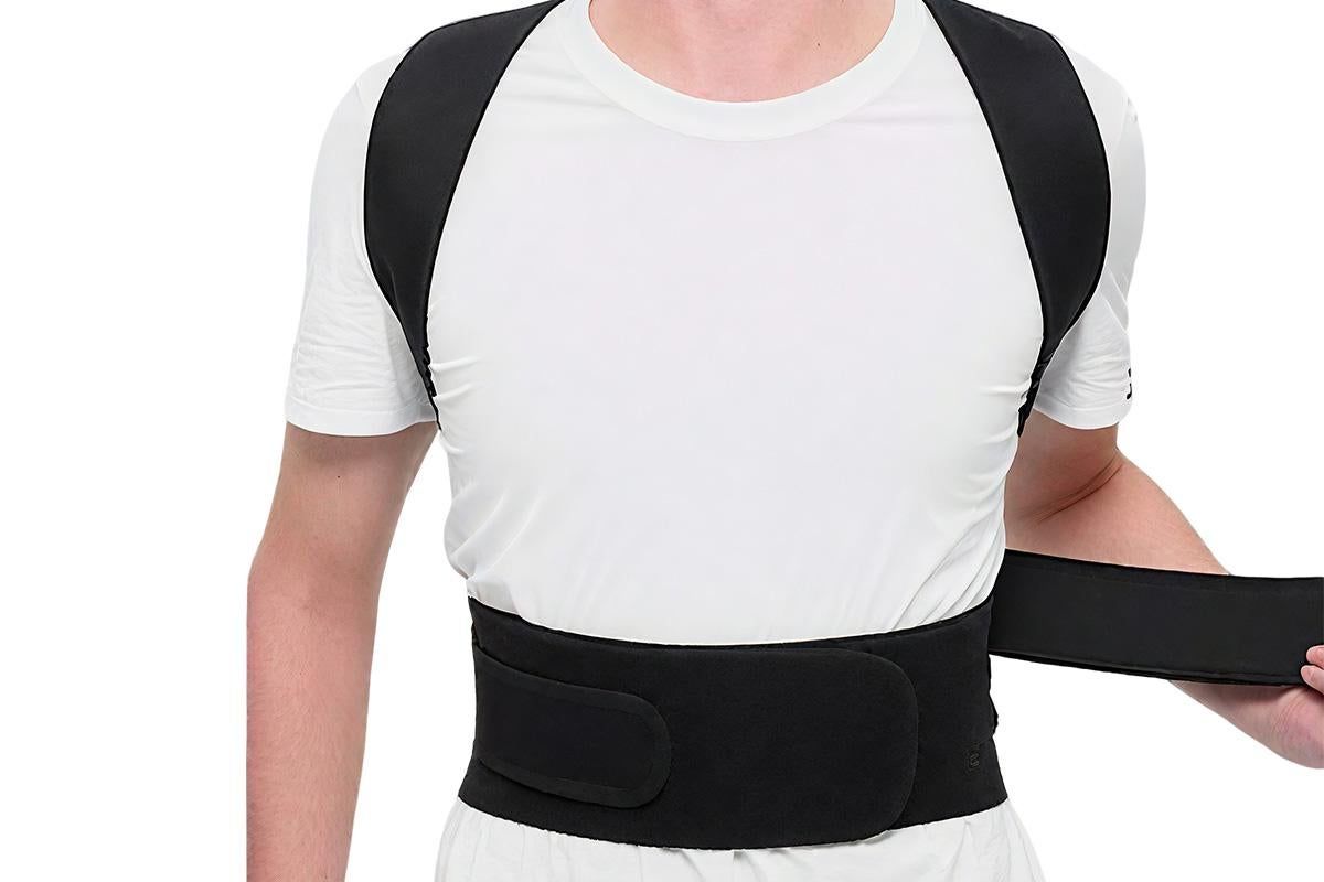 Adjustable Posture Corrector Full Back Shoulder Support Brace for Adults - M - Image 3