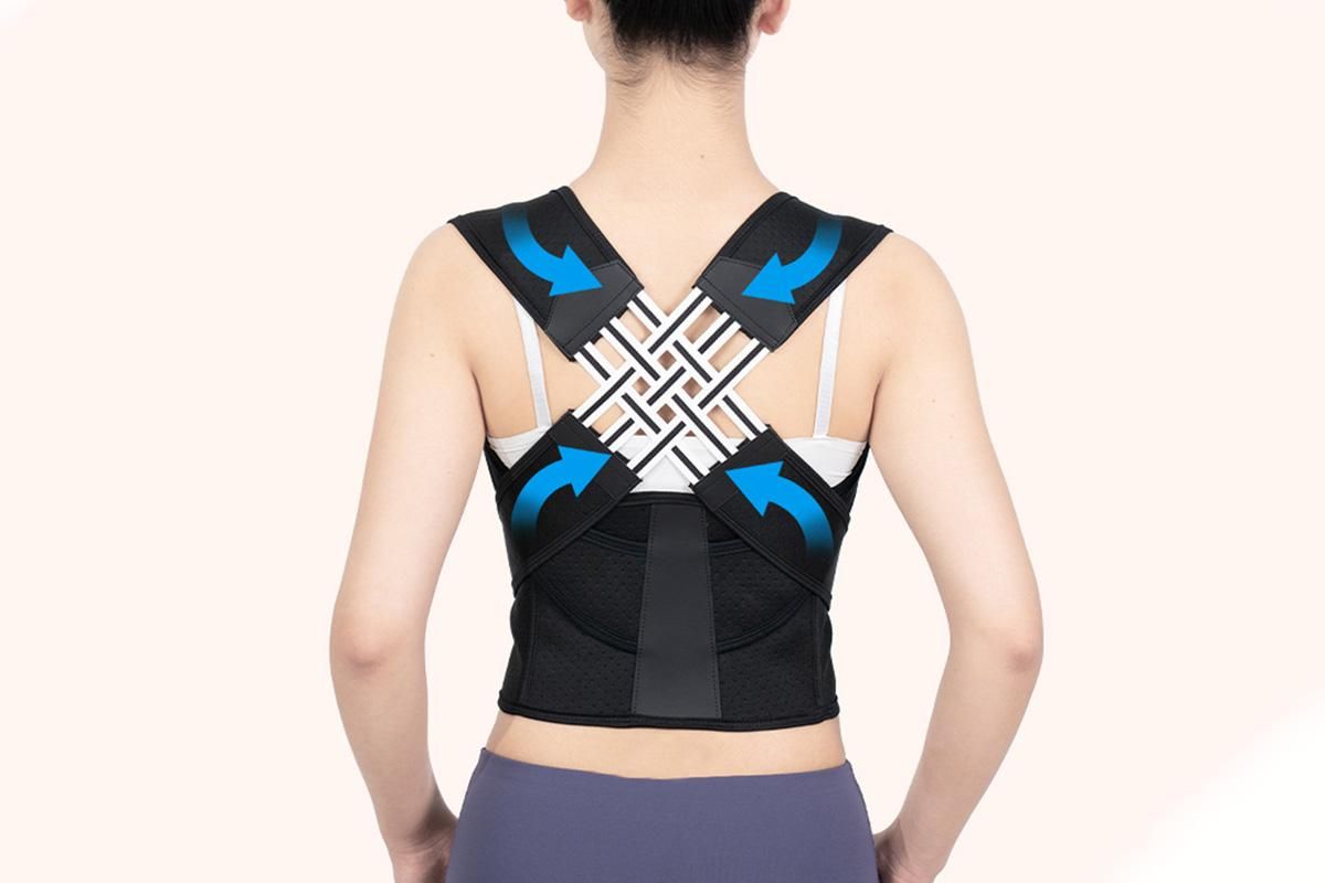 Adjustable Unisex Posture Corrector Shoulder Brace Belt Low Back Support For Women Men -Black / L - Image 3