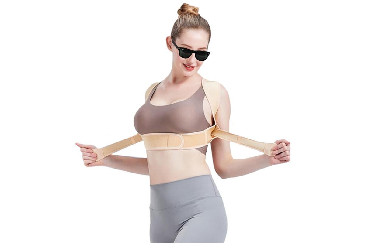 Adjustable Posture Corrector for Posture Correction Back Straightener -Nude / S - Image 3