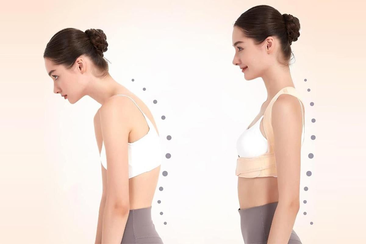 Adjustable Posture Corrector for Posture Correction Back Straightener -Nude / S - Image 4