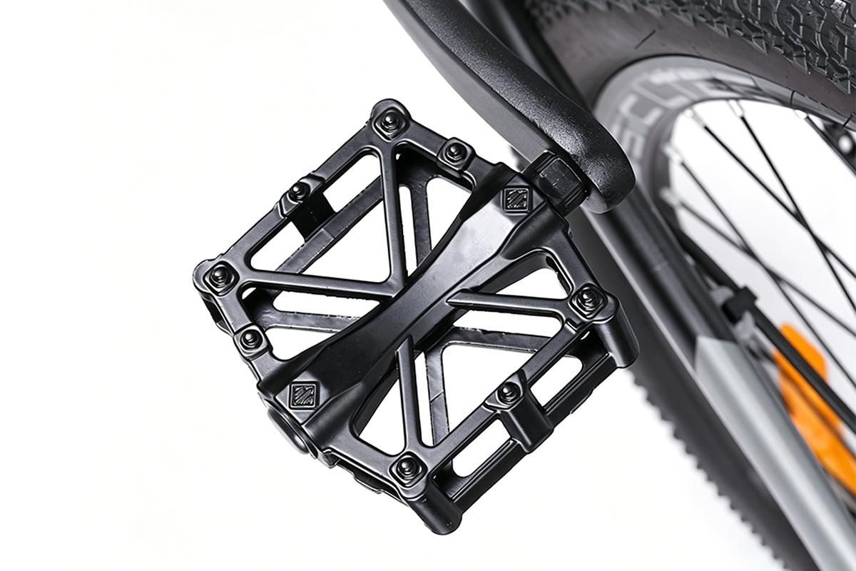 Aluminum Alloy Bike Pedals Wide Platform Lightweight Bicycle Pedals for MTB Road Bikes - Black - Image 7