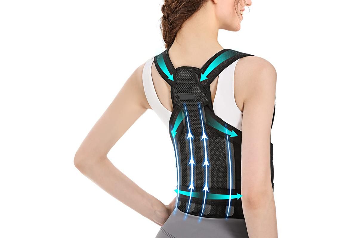 Back Brace Posture Corrector for Women and Men Back Straightener Scoliosis and Hunchback Correction -L - Image 3