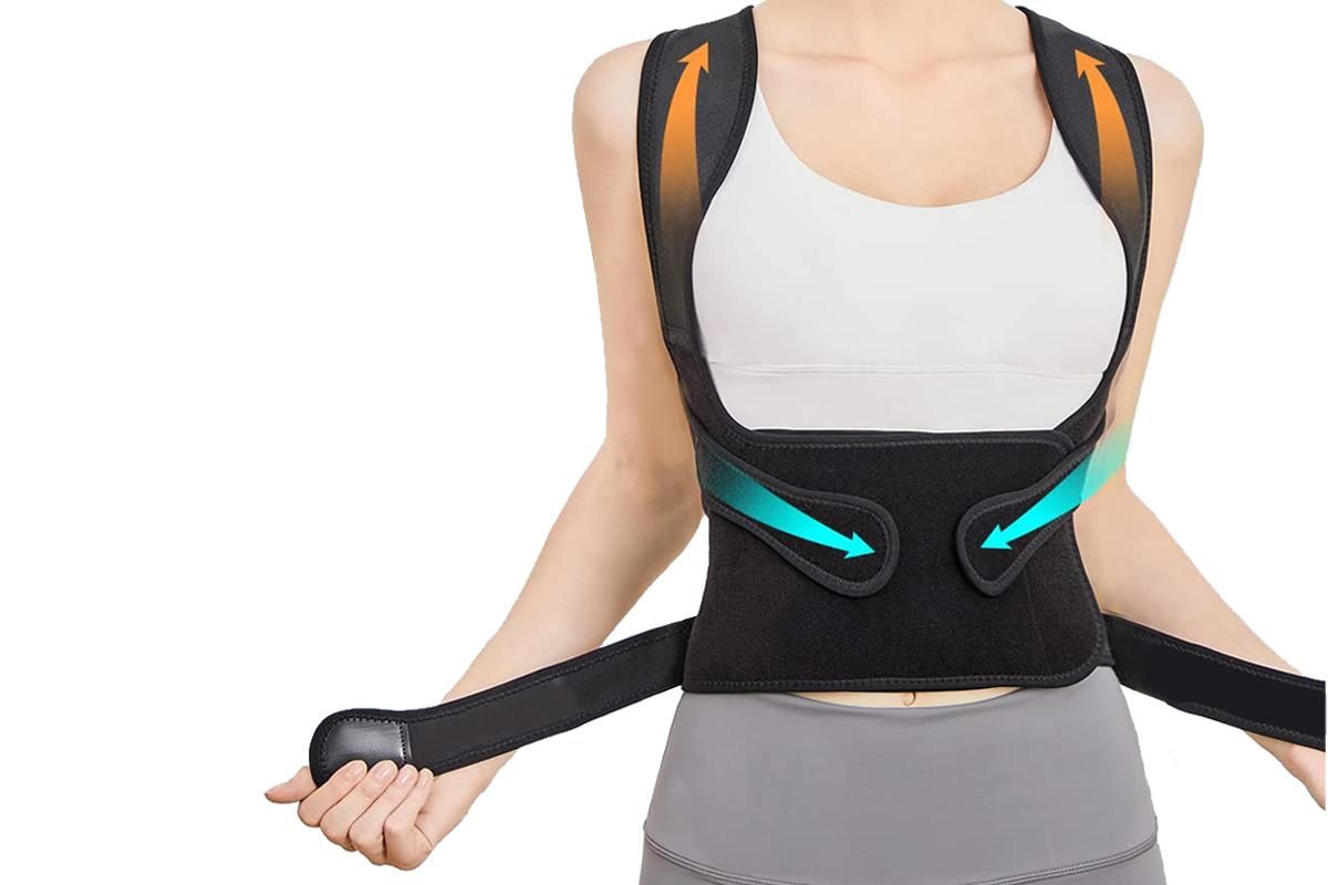 Back Brace Posture Corrector for Women and Men Back Straightener Scoliosis and Hunchback Correction -L - Image 4