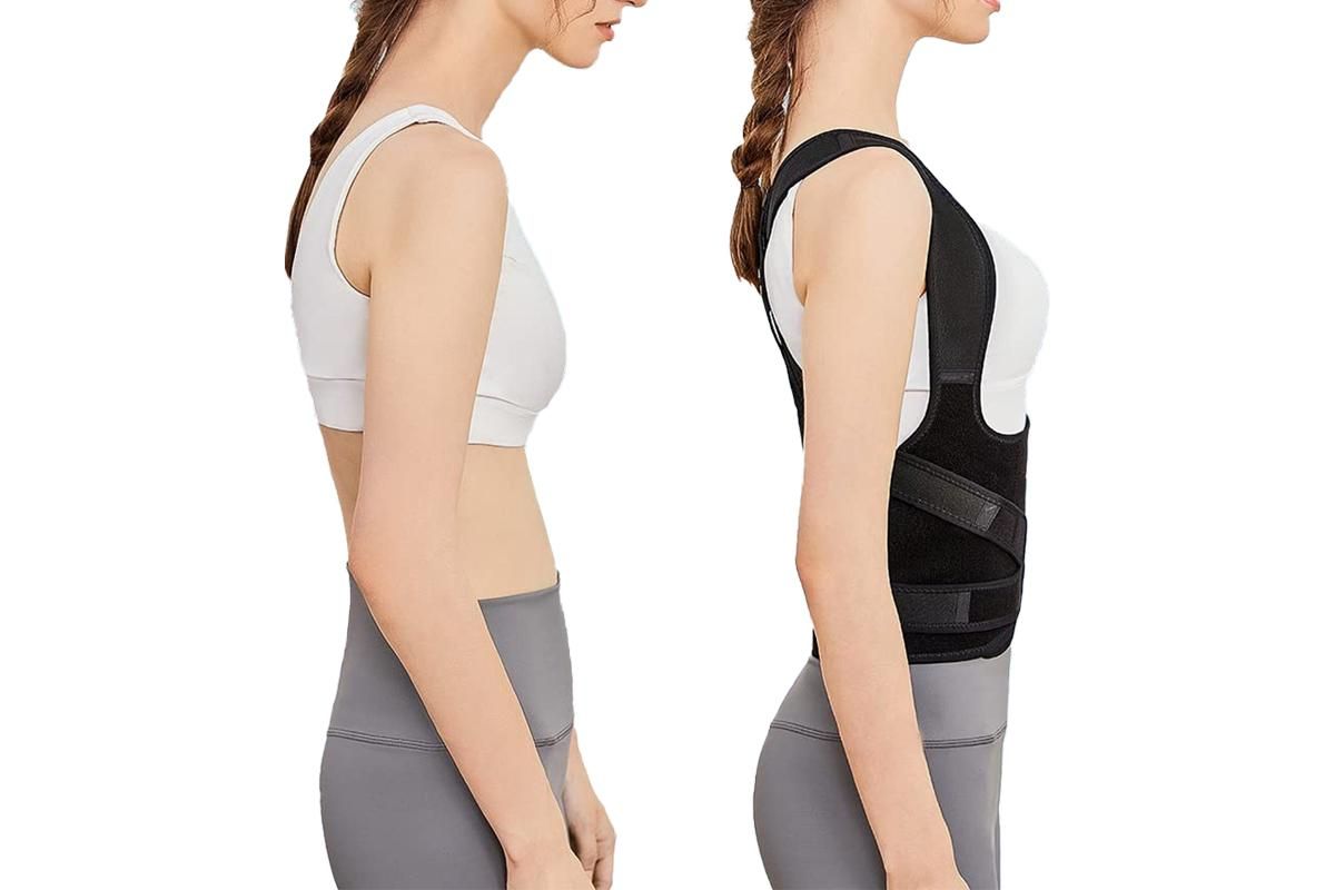 Back Brace Posture Corrector for Women and Men Back Straightener Scoliosis and Hunchback Correction -L - Image 5