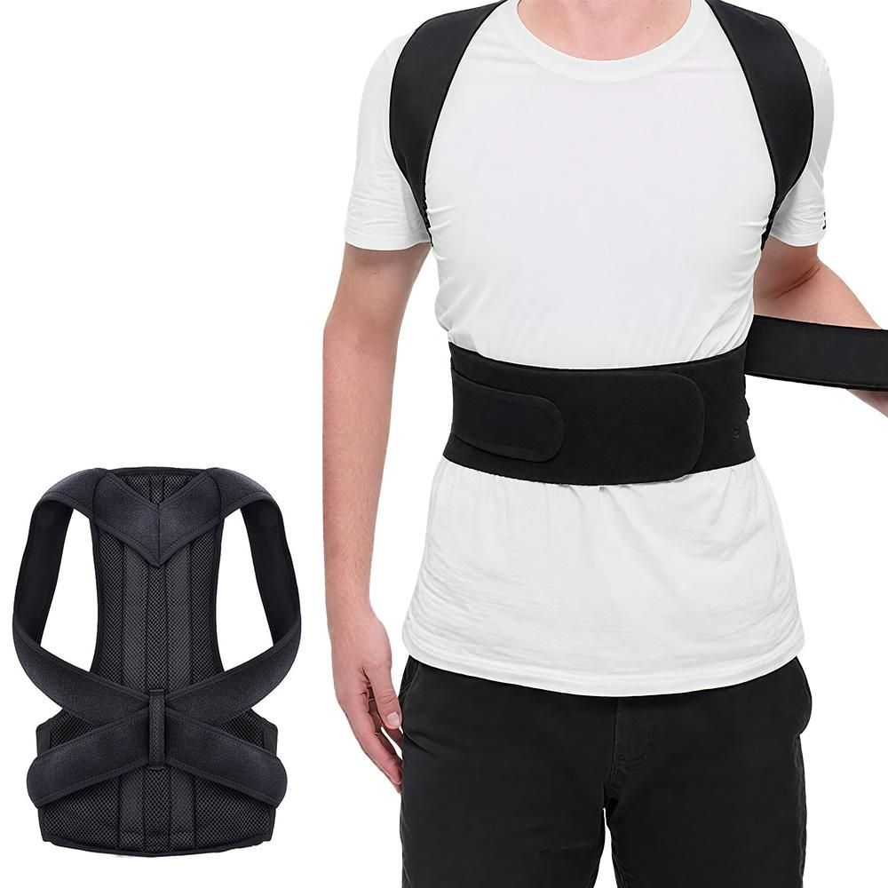 Back Brace Posture Corrector for Women and Men Back Straightener Scoliosis and Hunchback Correction -L - Image 7