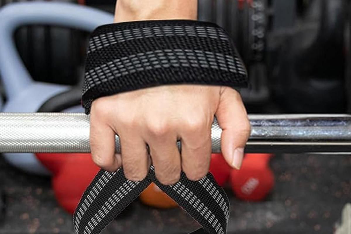 Figure 8 Lifting Straps for Deadlift Weightlifting Prevent Grip Slip Gym Wrist Belt - Image 4