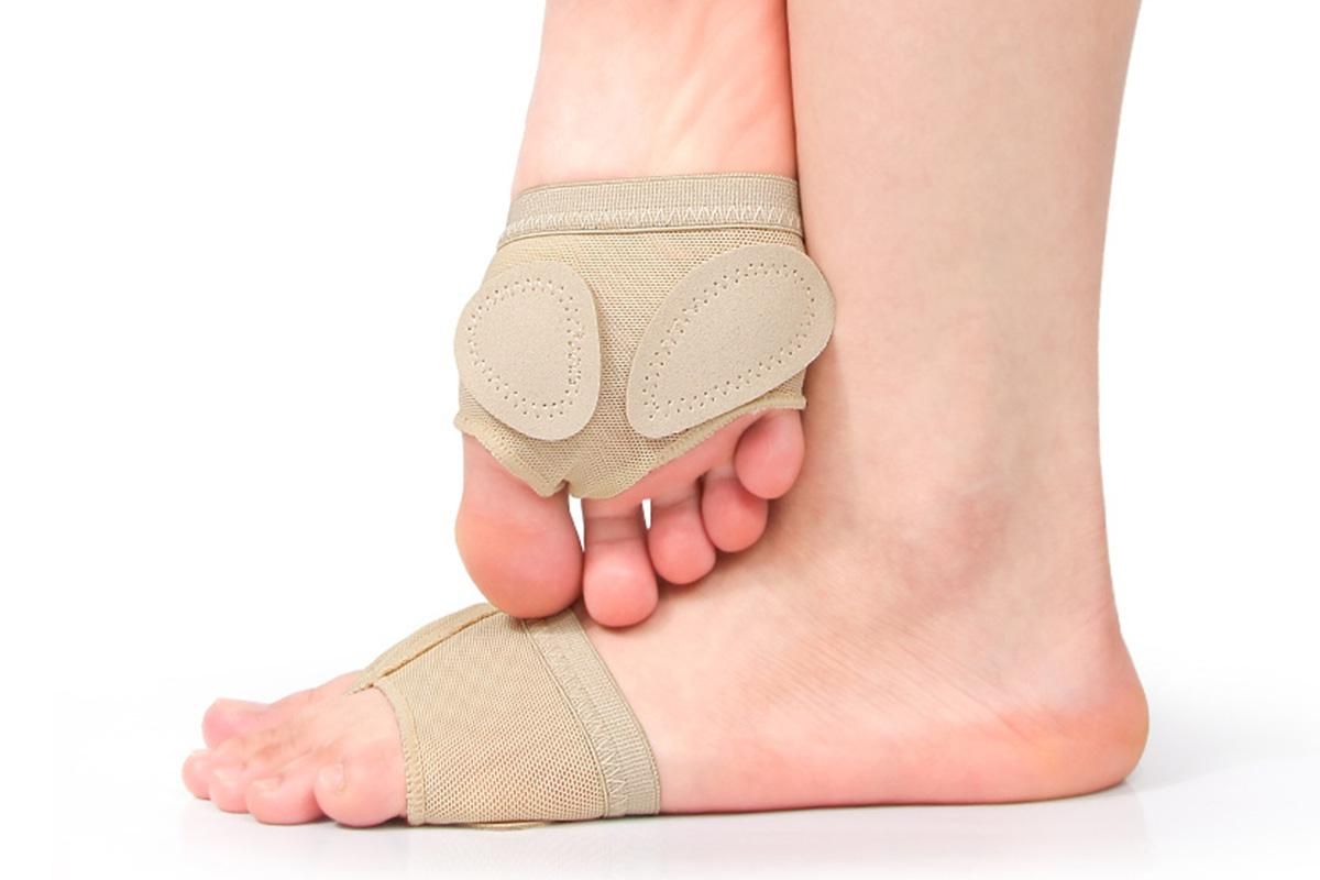 Foot Thongs Toe Undies Forefoot Shoes Ballet Dance Paws Pad Cover Half Lyrical - L - Image 4