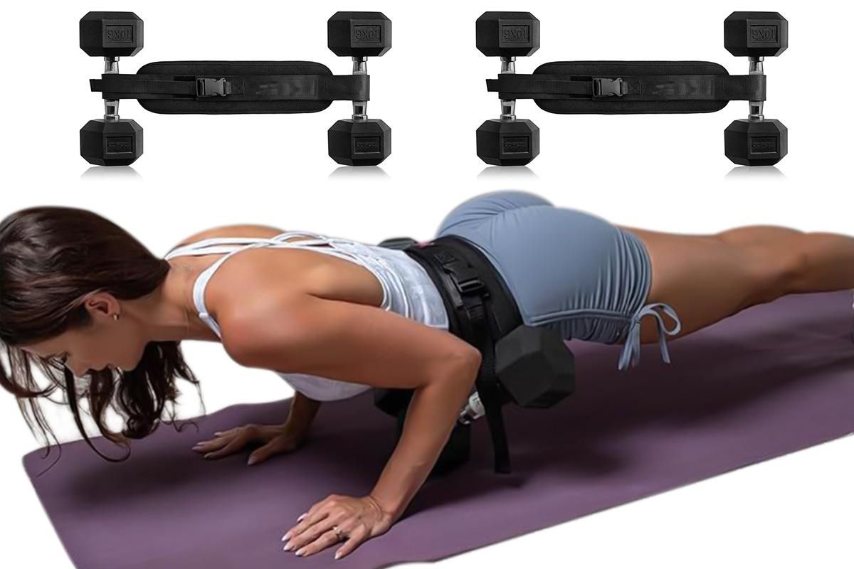 Hip Thrust Belt For Dumbbells Booty Belt For Hip Thrust Slip-Resistant Pad - Image 8