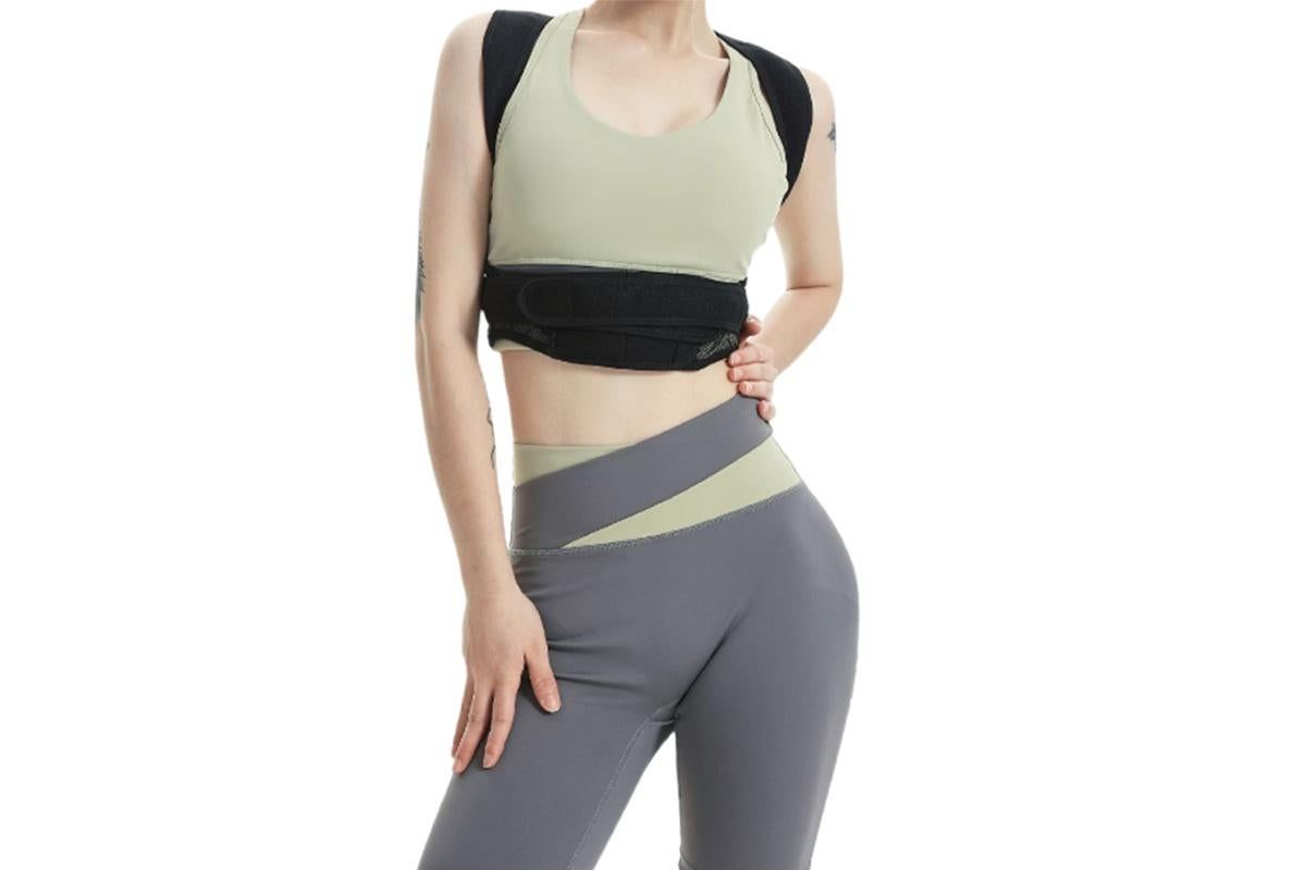 Hook and Loop Shoulder Support Brace Belt Back Posture Correctors -3XL - Image 4