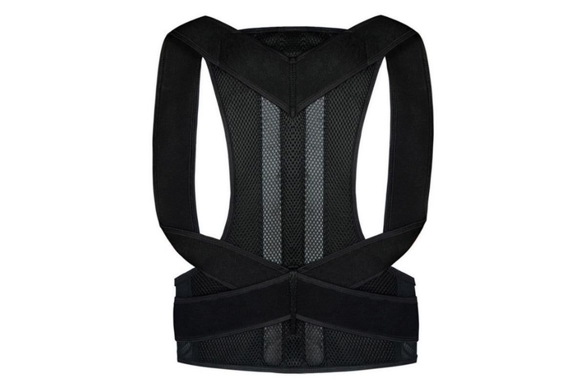 Hook and Loop Shoulder Support Brace Belt Back Posture Correctors -M - Image 2