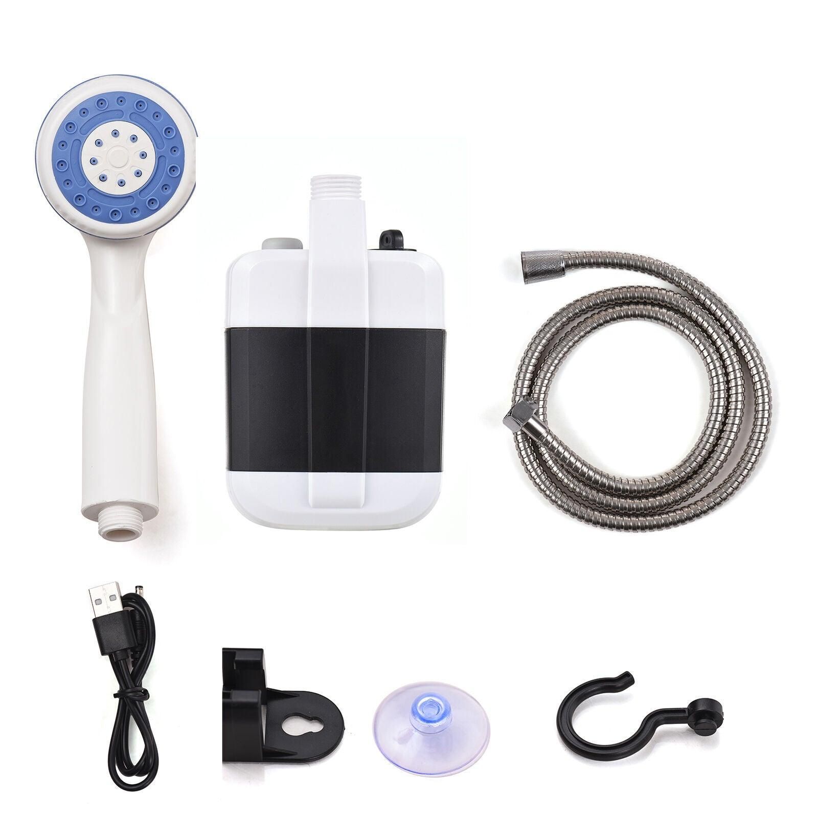 Portable Camping Mobile Shower USB Rechargeable Electric Shower Pump Outdoor - Image 2