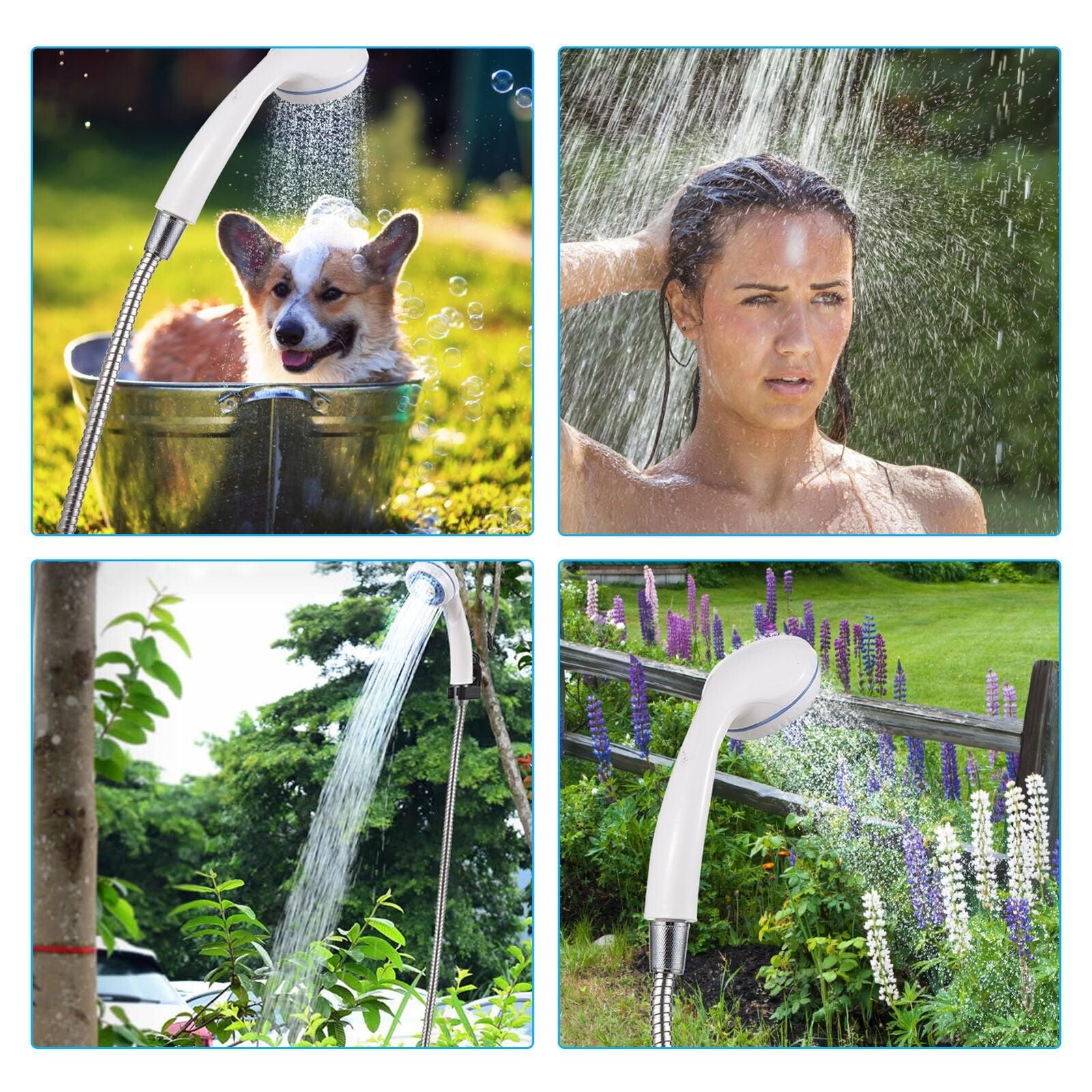 Portable Camping Mobile Shower USB Rechargeable Electric Shower Pump Outdoor - Image 7