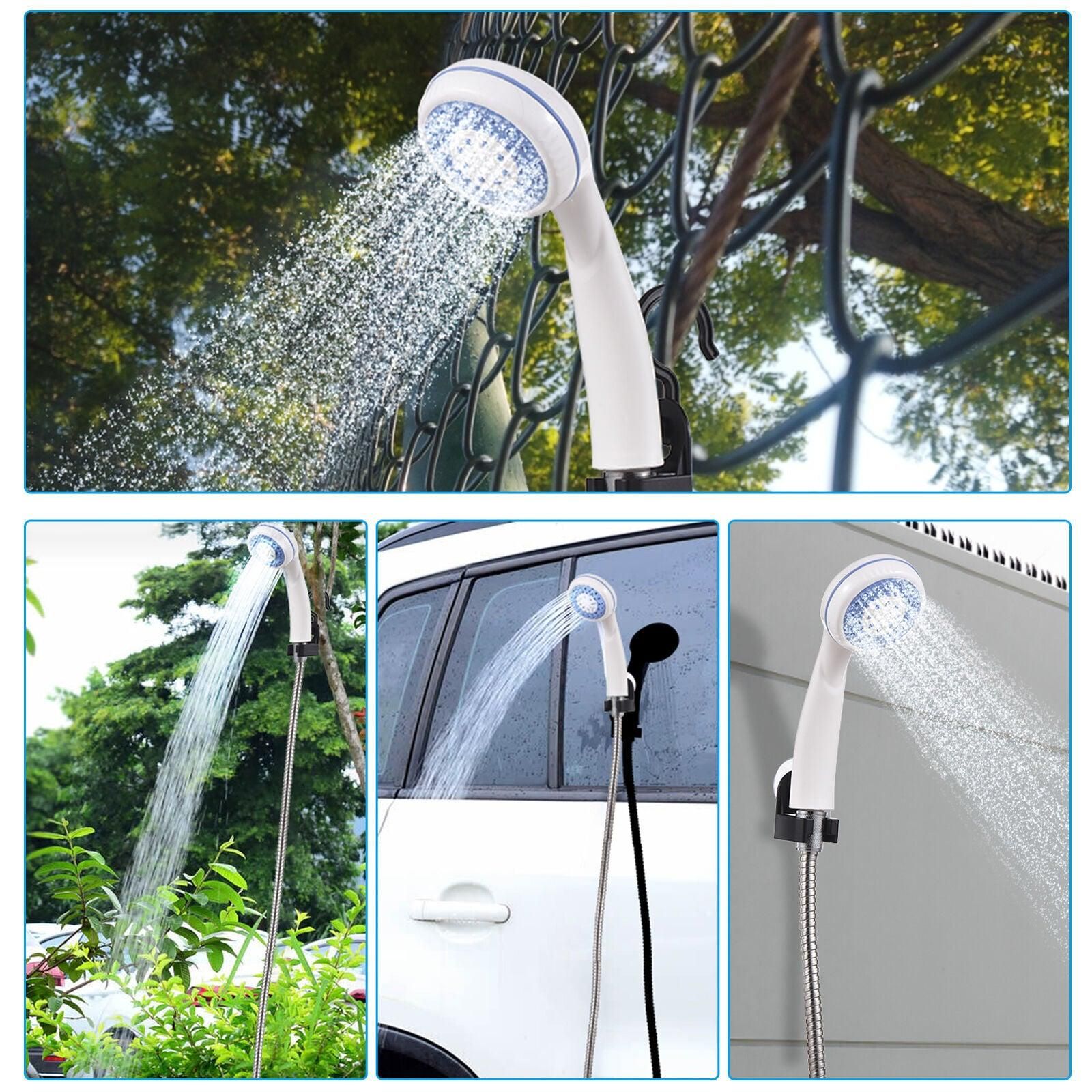Portable Camping Mobile Shower USB Rechargeable Electric Shower Pump Outdoor - Image 8