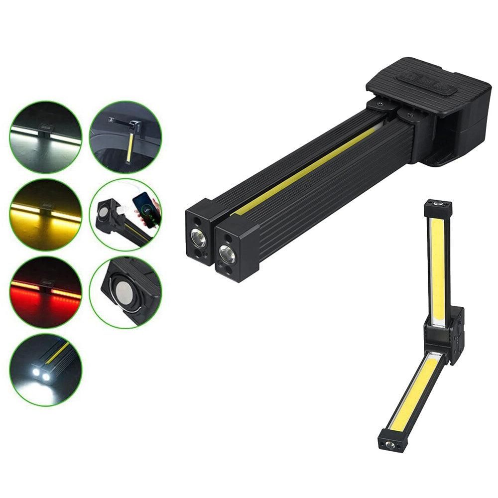 Gym Lamp for Posing,7th Gear Dimming,Portable Magnet LED Flashlight with Hook - Image 1