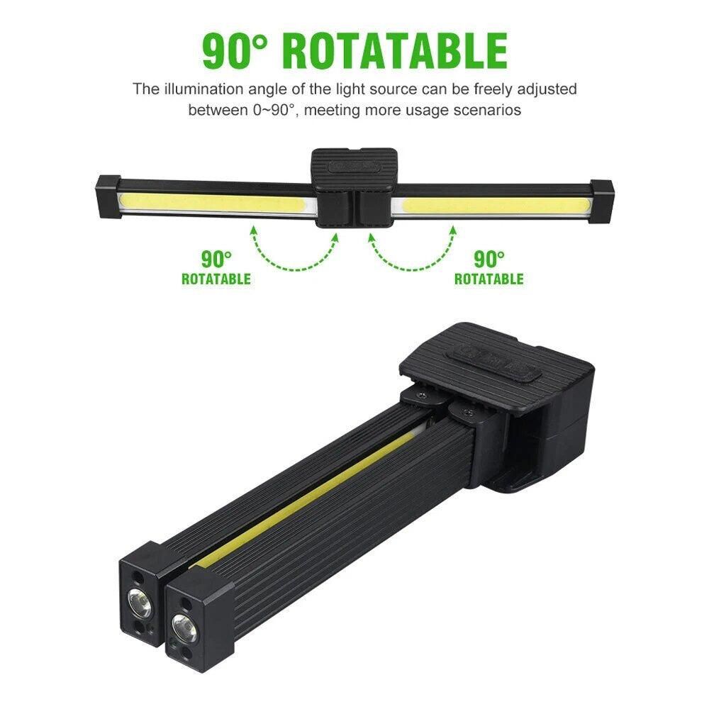 Gym Lamp for Posing,7th Gear Dimming,Portable Magnet LED Flashlight with Hook - Image 5