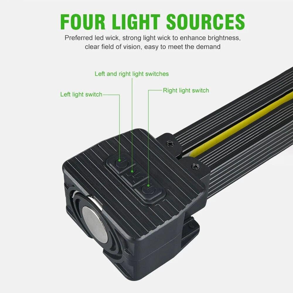Gym Lamp for Posing,7th Gear Dimming,Portable Magnet LED Flashlight with Hook - Image 7