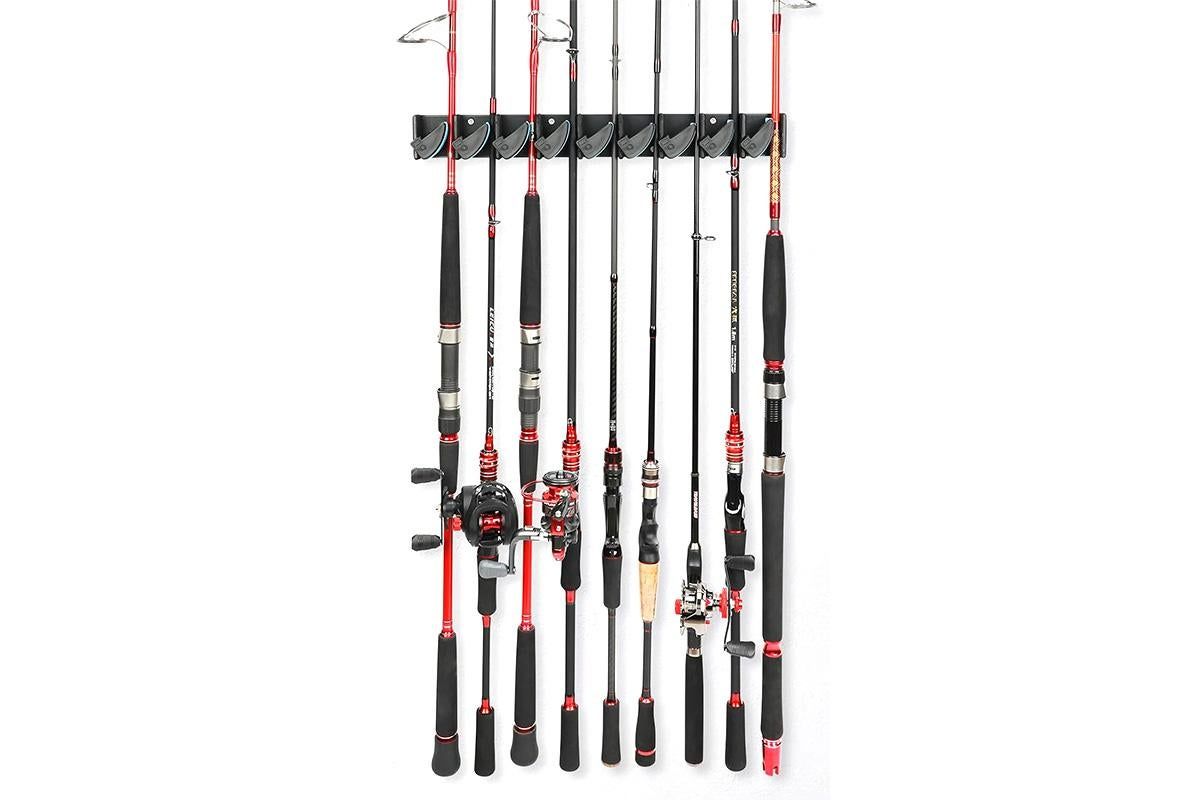 Fishing Pole Holder Holds Up to 9 Rods or Combos for Rods of Diameter 3 to 19mm - Image 2