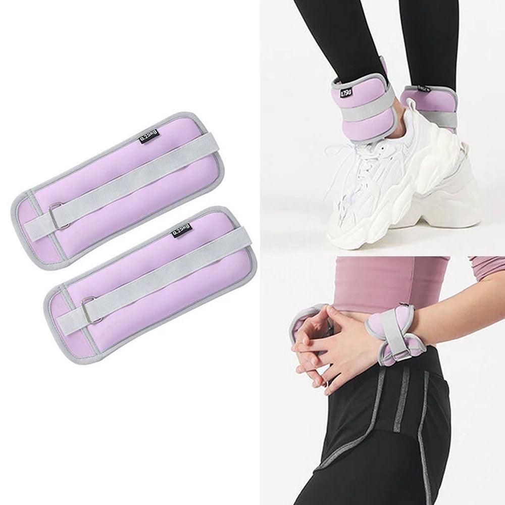 1KG Adjustable Ankle Weights Wrist Weight Bracelet Fitness Equipment Training 1 Pair - Image 2