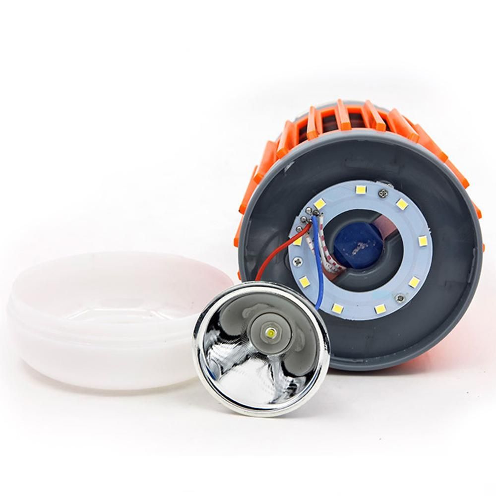 2pcs Solar and USB Mosquito Killer Camp Lamp Flashlight -Orange - Image 3
