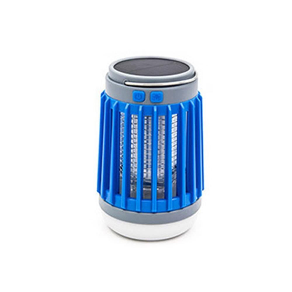 2pcs Solar and USB Mosquito Killer Camp Lamp Flashlight -Blue - Image 7