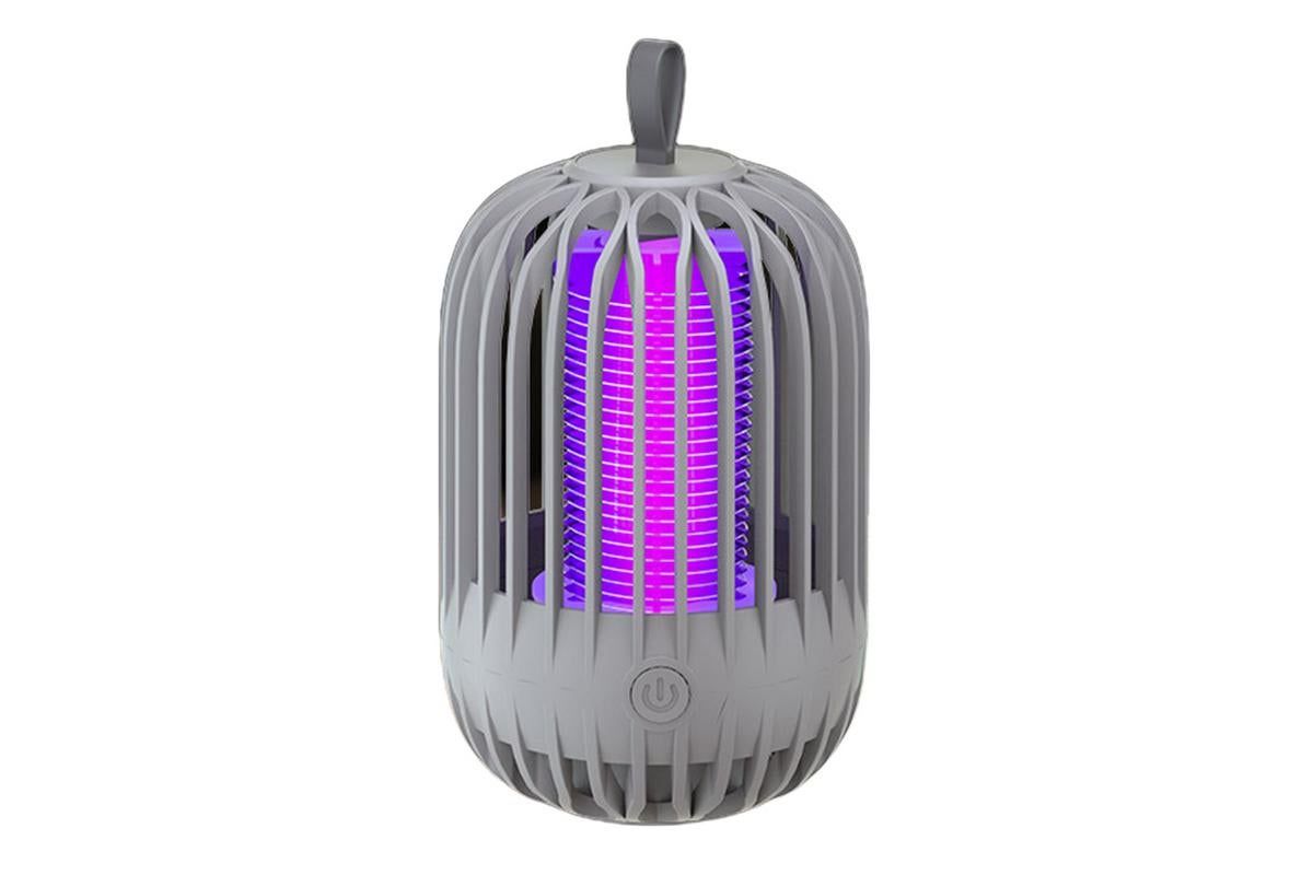 USB Electric Mosquito Killer Lamp Mosquito Zapper Trap Bug Zapper lectric Fly Traps Insect Pest Control for Home, Backyard, Patio, Camping, Fishing (White) - Image 2