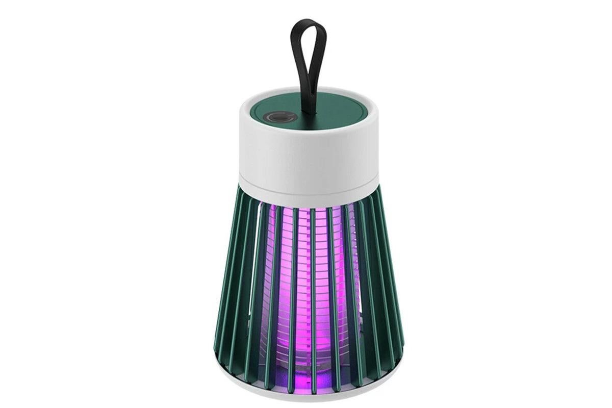 Electric Mosquito Killer Lamp Fly Traps Insect Bug Zapper For Outdoor Indoor - Green - Image 2