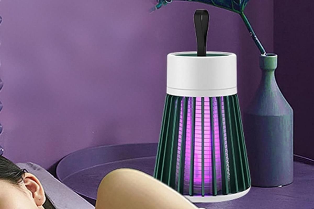 Electric Mosquito Killer Lamp Fly Traps Insect Bug Zapper For Outdoor Indoor - Green - Image 4