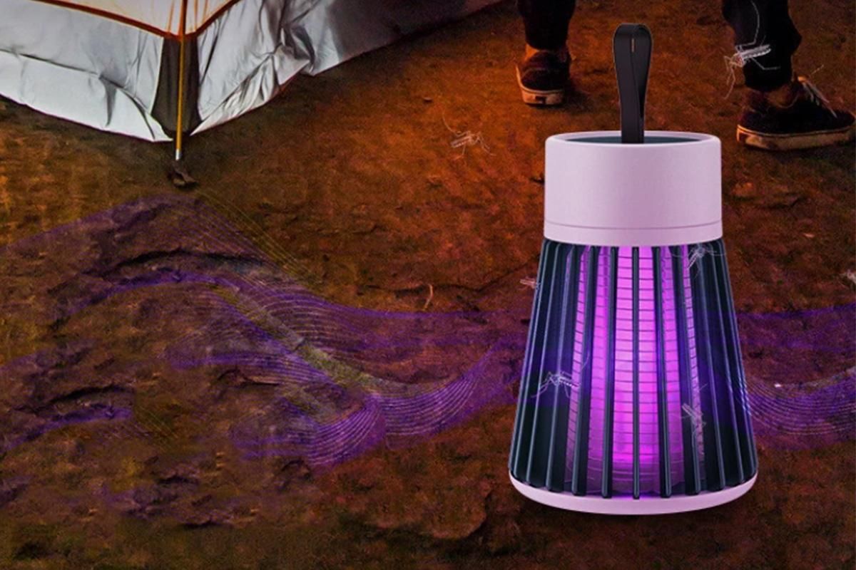 Electric Mosquito Killer Lamp Fly Traps Insect Bug Zapper For Outdoor Indoor - Green - Image 5