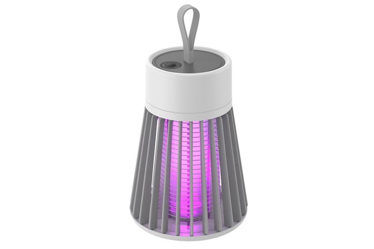 Electric Mosquito Killer Lamp Fly Traps Insect Bug Zapper For Outdoor Indoor - Grey - Image 2