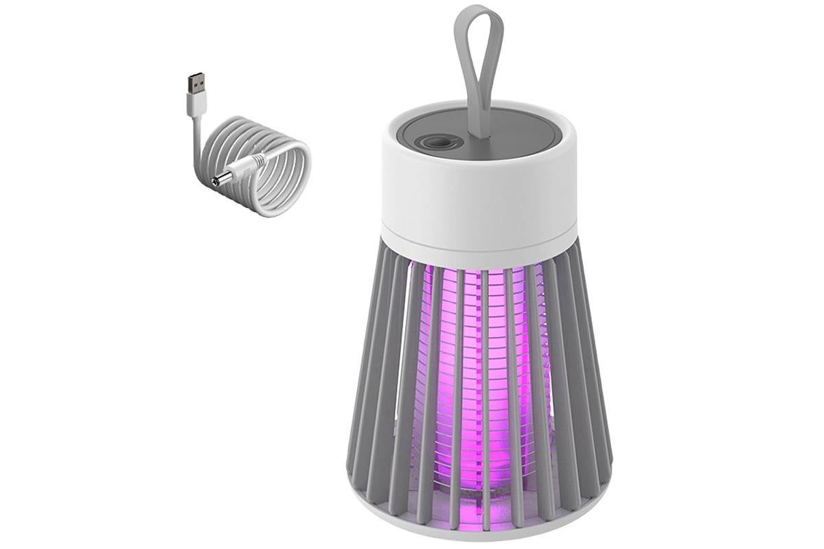 Electric Mosquito Killer Lamp Fly Traps Insect Bug Zapper For Outdoor Indoor - Grey - Image 6