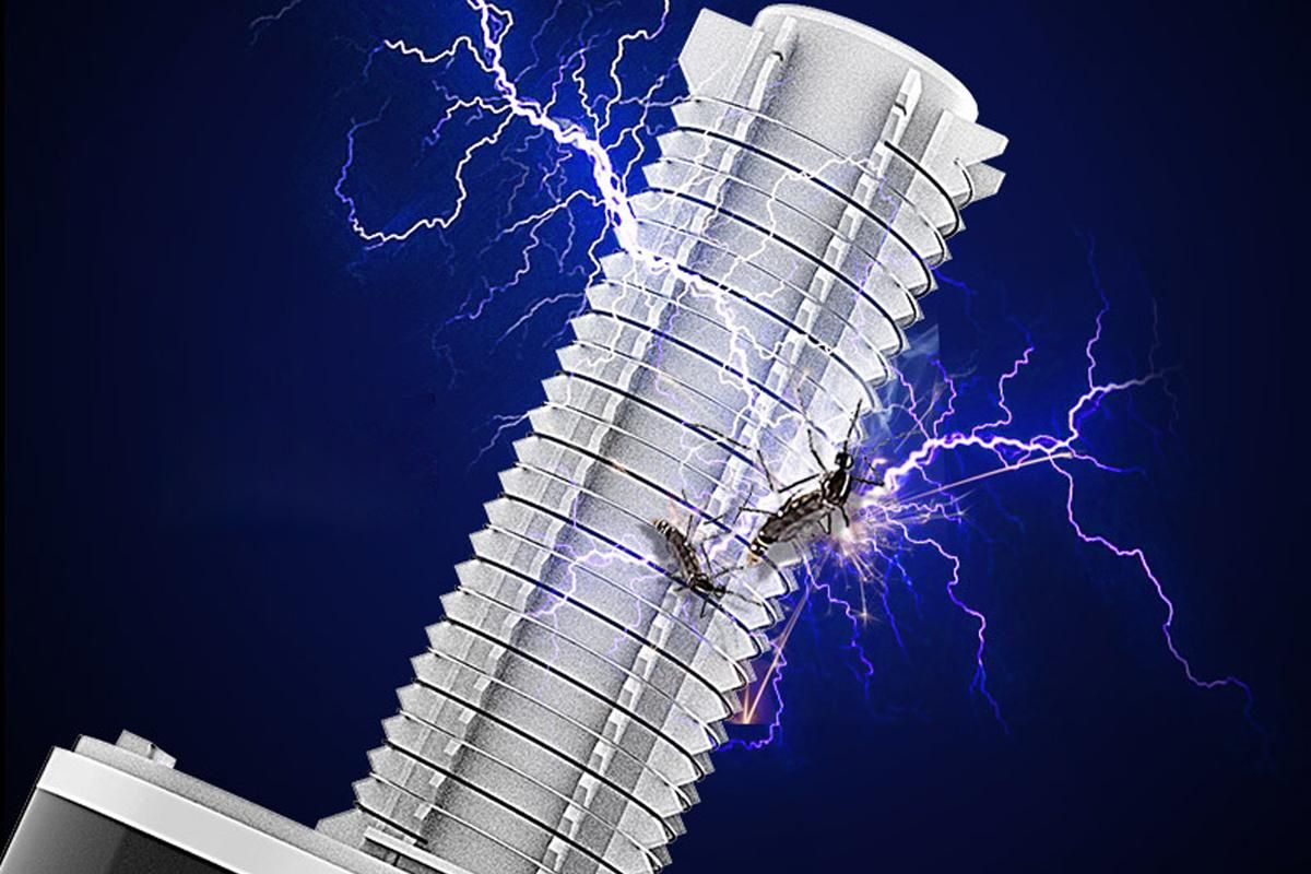 Electric Mosquito Killer Lamp USB Rechargeable Electric Repellent Zapper Trap Machine - Image 4