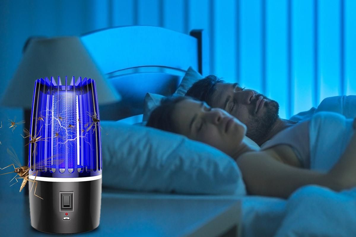 Electric Mosquito Killer Lamp USB Rechargeable Electric Repellent Zapper Trap Machine - Image 6